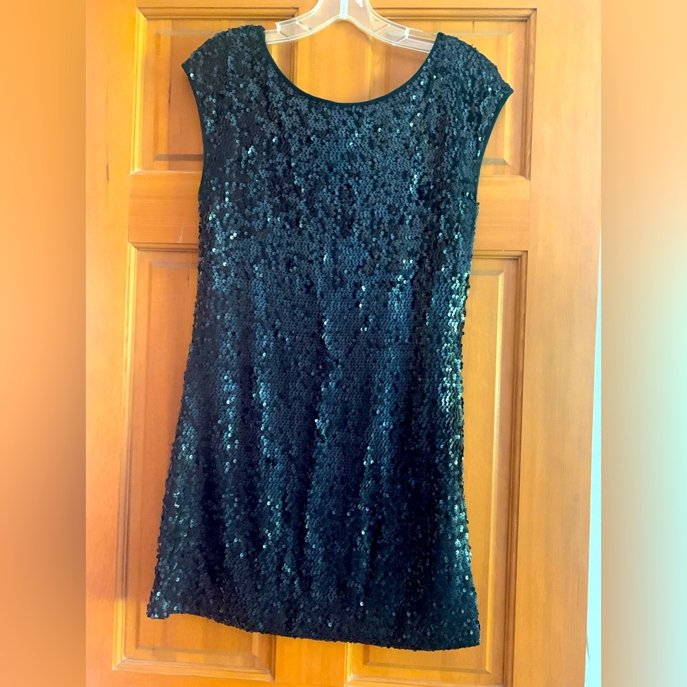Lauren Conrad Black Sequin MiniDress